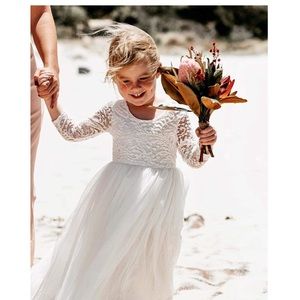 Toddler Girls Flower Girl Dress
